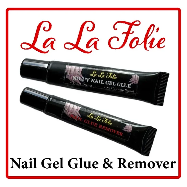 Nail Glue No Uv Light & Remover Set